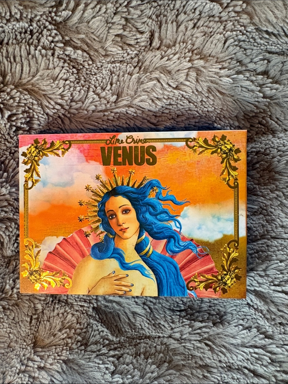 Lime Crime Venus Palette — Blue Hair & Gold Foil Artwork